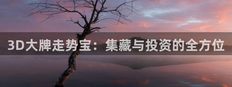 恒盛商城登录：3D大牌走势宝：集藏与投资的全方位